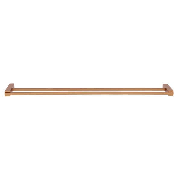Porta Toalha Rosto e Banho Metal 67cm Rose Gold Quartzo