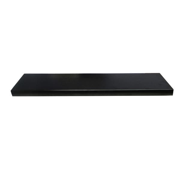 Prateleira de Madeira MDF Preta 120x25cm com Suporte Invisível Classic Montfácil