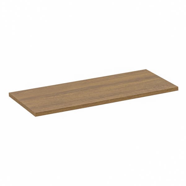 Prateleira de Madeira MDP Freijó 60x25cm com Suporte Invisível Bemfixa