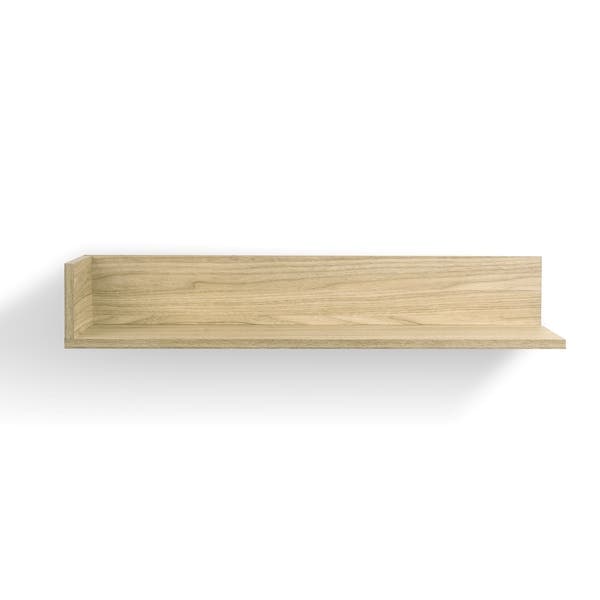 Prateleira de Madeira MDP Marau 80x25cm com Suporte Invisível Bemfixa