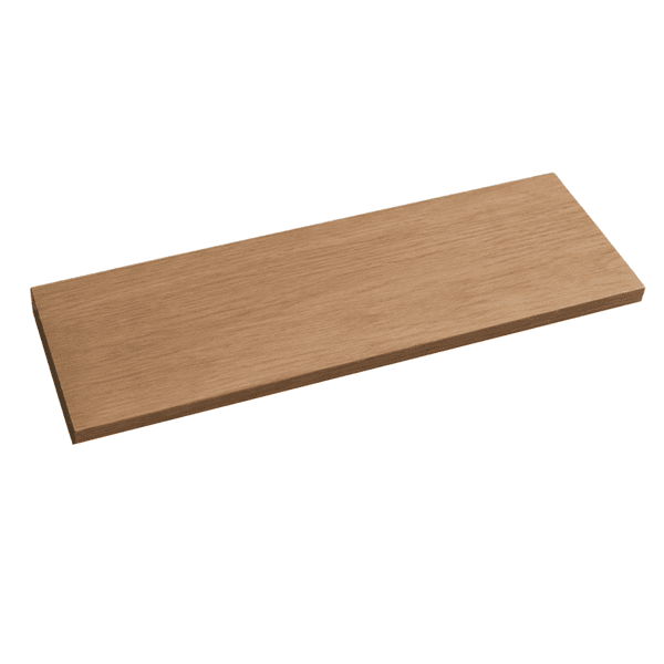Prateleira de Madeira MDP Mel 60x20cm com Suporte Invisível Criar Zamar