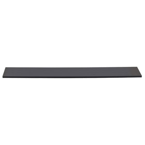 Prateleira de Madeira MDP Preta 120x20cm Decoração Spaceo