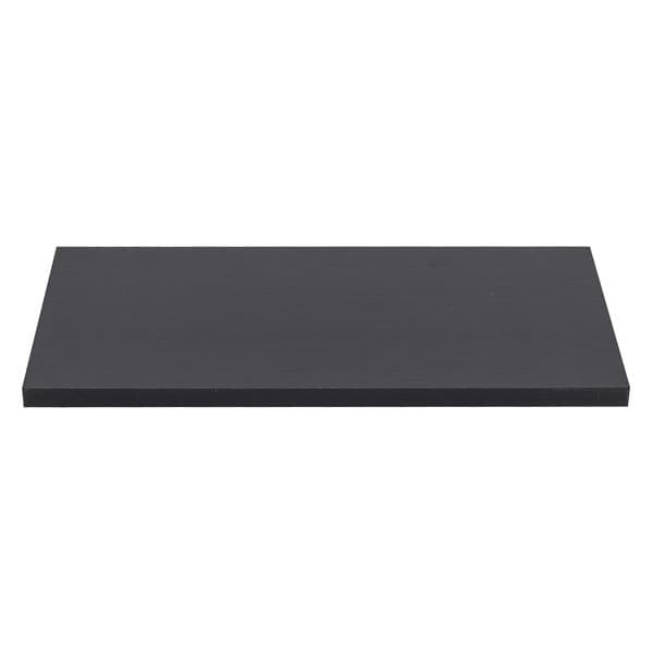 Prateleira de Madeira MDP Preta 40x20cm Decoração Spaceo