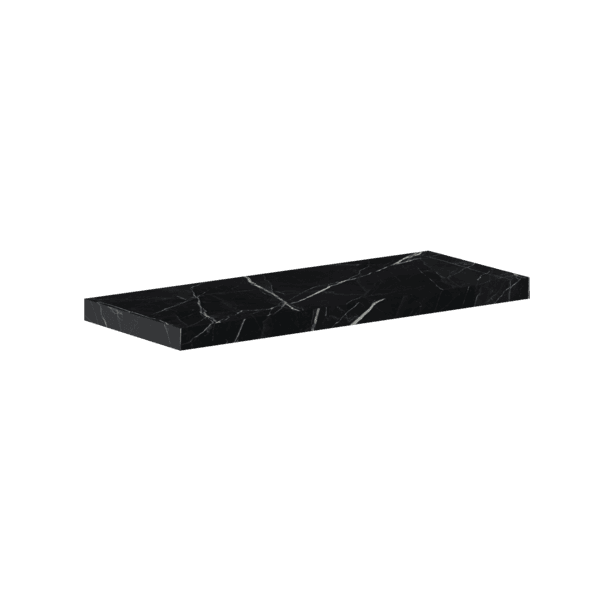Prateleira de Porcelanato 100x40cm Preto Unique Cozimax
