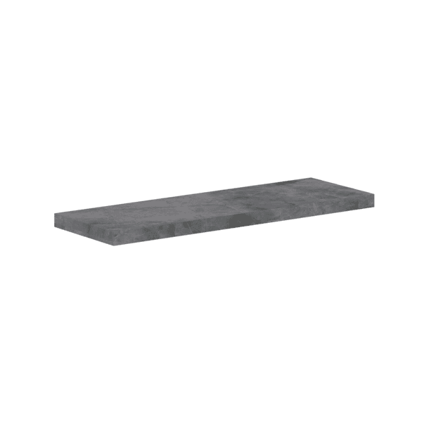Prateleira de Porcelanato 120x40cm Cinza Unique Cozimax