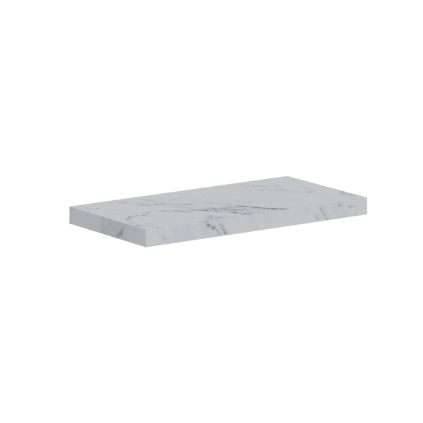 Prateleira de Porcelanato 80x40cm Branco Unique Cozimax