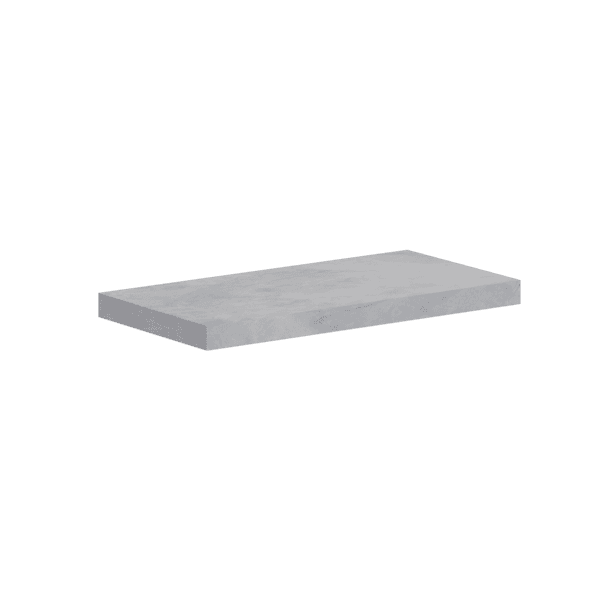 Prateleira de Porcelanato 80x40cm Cinza Pulpis Cozimax
