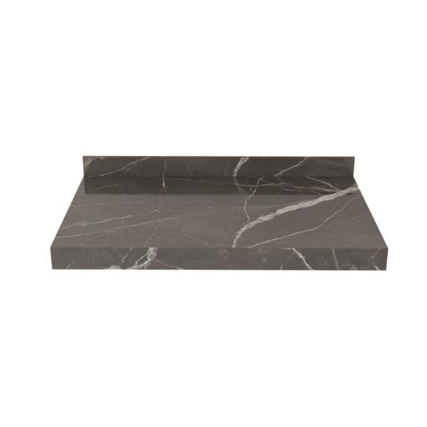 Prateleira em Porcelanato 80x45x6cm Média Calacata Black Unique Bongut