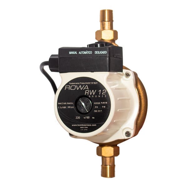 Pressurizador para Aquecedor de Água a Gás Bronze 220V RW12 150W Rowa