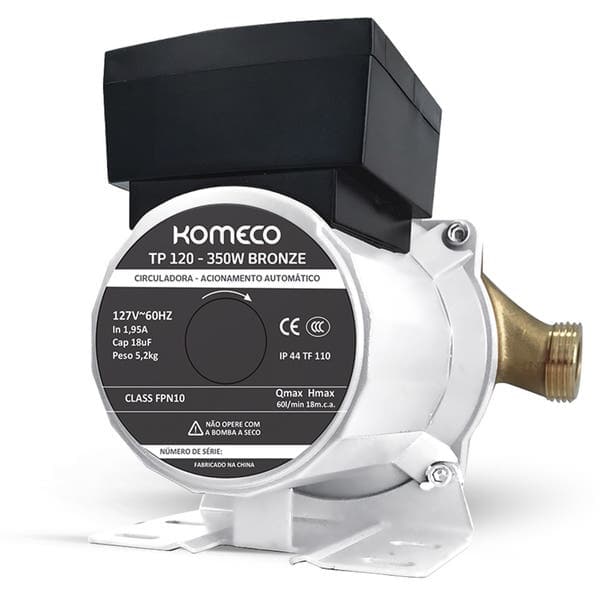 Pressurizador para Sistema Hidráulico 220V TP120 G1 350W Komeco