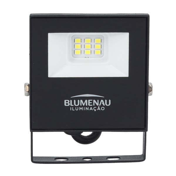 Refletor LED Luz Branca 10W 780 Lúmens Bivolt IP66 Blumenau Iluminação