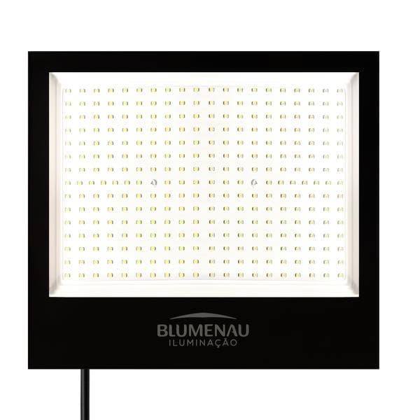 Refletor LED Luz Branca 300W 23400 Lúmens Bivolt IP66 Blumenau Iluminação