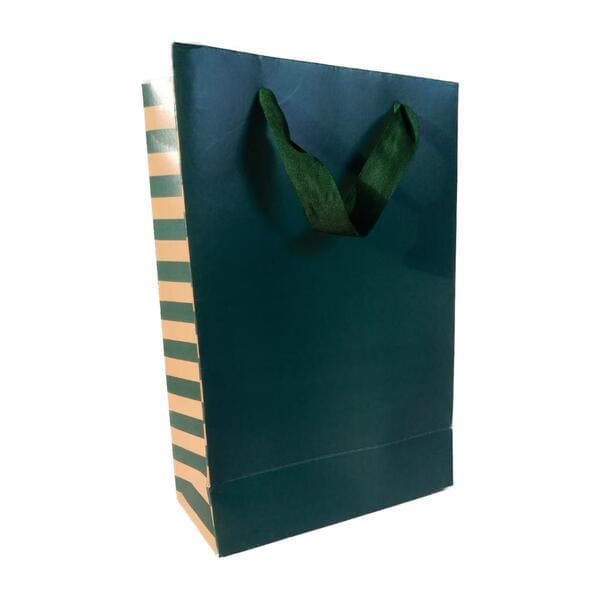 Sacola De Papel Presente Verde Pequena 21X31X10 Target