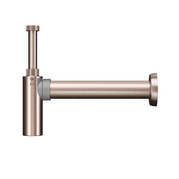 Sifão para Pia de Banheiro Rígido 1.1/4" e 1" Escovado Docol