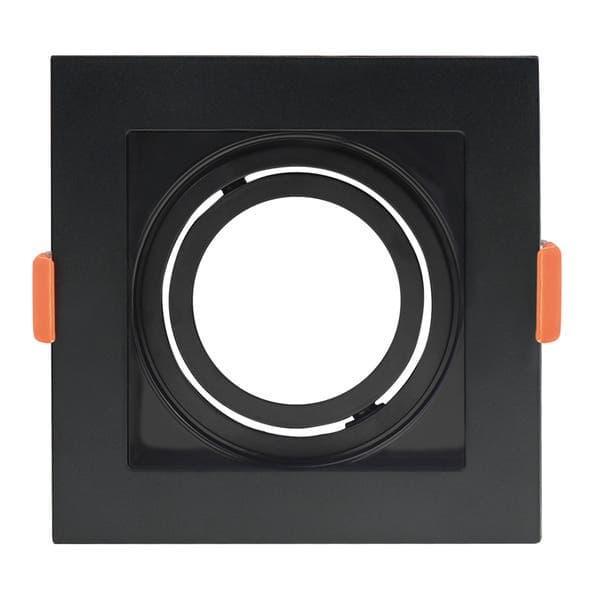Spot de Embutir Quadrado MR11 Preto Black & Decker