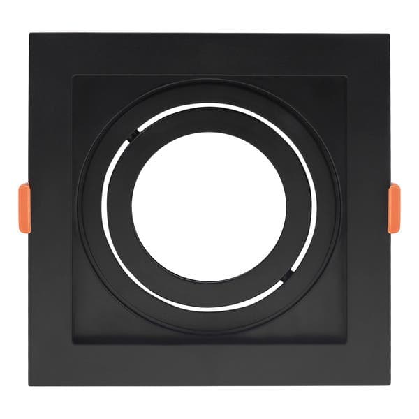 Spot de Embutir Quadrado PAR20 Preto Black & Decker
