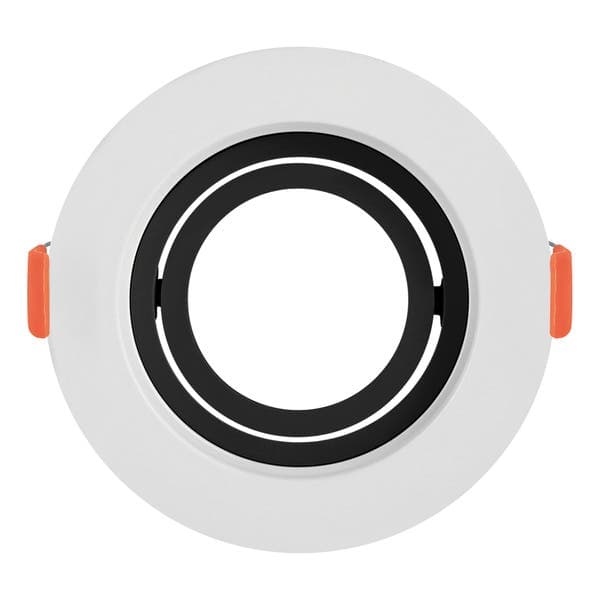 Spot de Embutir Redondo AR70 Branco e Preto Black & Decker