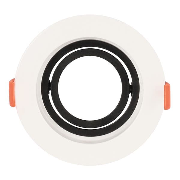 Spot de Embutir Redondo MR16 Branco e Preto Black & Decker