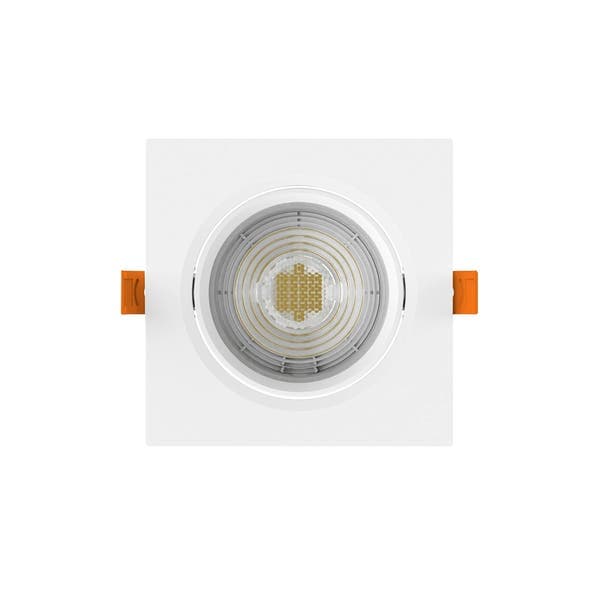 Spot Embutir Led Quadrado 9W Luz 3 em 1 Inspire Spot de embutir Branco