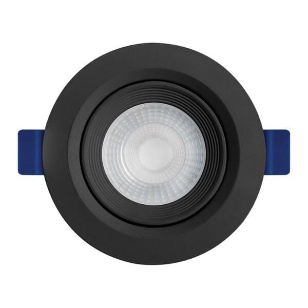 Spot Embutir Led Redondo 5W Luz Neutra Black & Decker Eco Preto