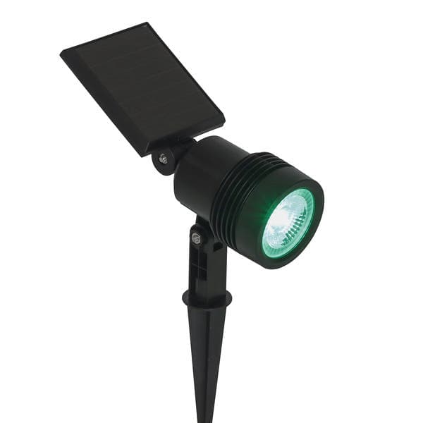 Spot Espeto Solar para Jardim LED Luz Verde 10lm IP54 Inspire