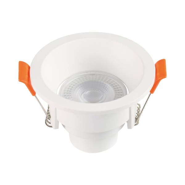 Spot Recuado Emb. Red. 74mm ABS+PC 3W Bi-Volt LED 6.500K - Branco