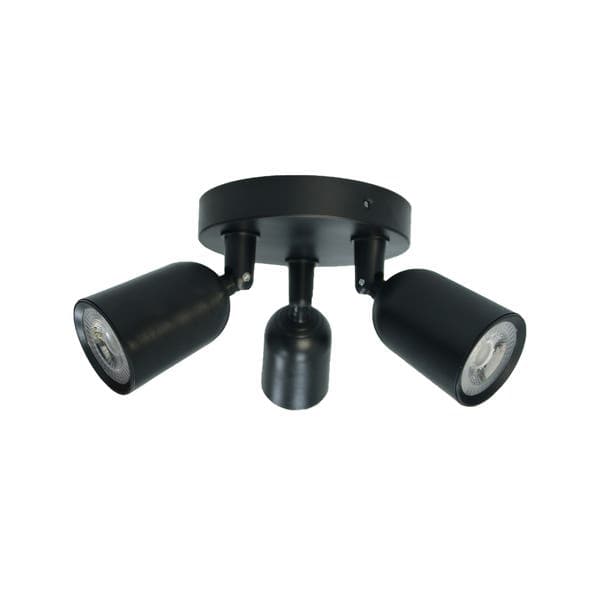 Spot Sobrepor Led Redondo 18W Luz Amarela Inspire Focus Preto
