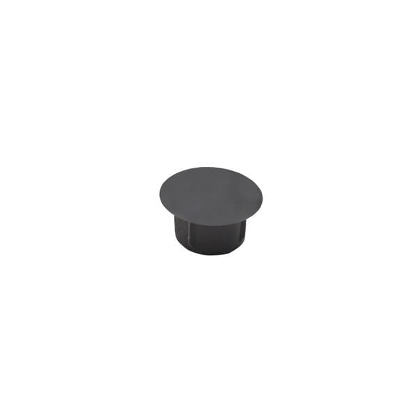 Tapa Furo 10mm Preto Encaixe para Móveis Sfor 20 peças