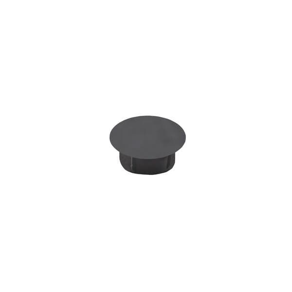 Tapa Furo 10mm Preto Encaixe para Móveis Sfor 20 peças