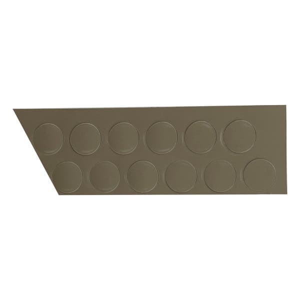 Tapa Furo Adesivo 12mm Cacau Nat Matt 12 Peças Sfor