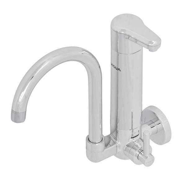 Torneira com Filtro de Parede para Cozinha com Bica Alta Cromada Lagune Vitalité Viqua