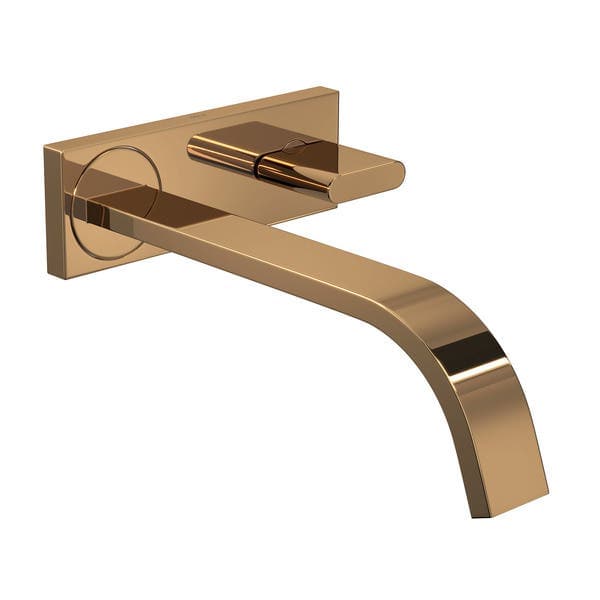 Torneira de Parede para Banheiro com Bica Reta Rose Gold Polo Deca