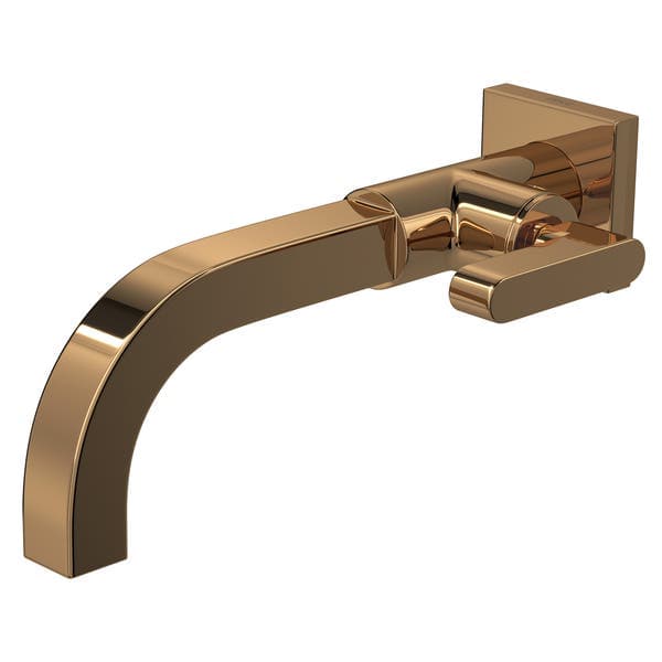 Torneira de Parede para Banheiro com Bica Reta Rose Gold Soul Deca