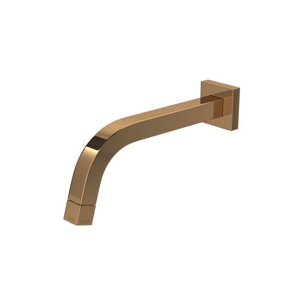 Torneira de Parede para Banheiro com Bica Reta Rose Gold Tube Deca