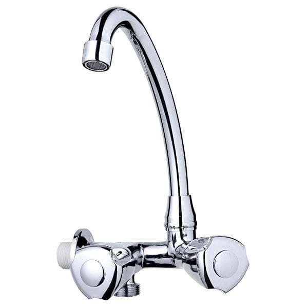 Torneira de Parede para Cozinha com Bica Alta Cromada 3159 Forusi