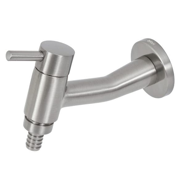 Torneira de Parede para Tanque com Bica Reta Cinza Slim Fani