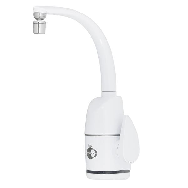 Torneira Elétrica de Parede para Cozinha com Bica Alta Branca 127V (110V) Lucy Equation