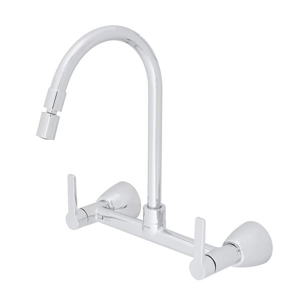 Torneira Misturador de Parede para Cozinha com Bica Alta Cromada Gali Docol