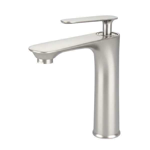 Torneira Monocomando Alavanca de Mesa Bica Alta Escovado Luvia