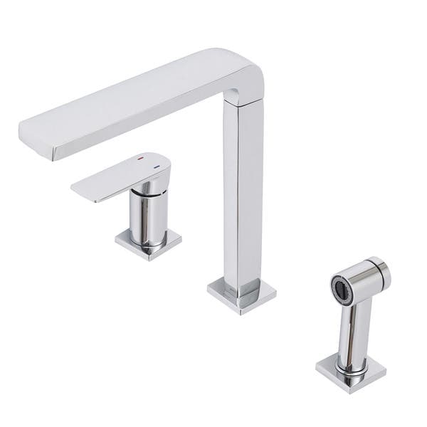 Torneira Monocomando Gourmet de Pia para Cozinha com Bica Alta Extensível Cromada Bistrô Docol