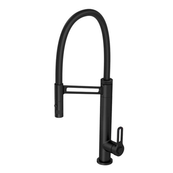 Torneira Monocomando para Cozinha Bica Alta Preto Fosco Urban Deca