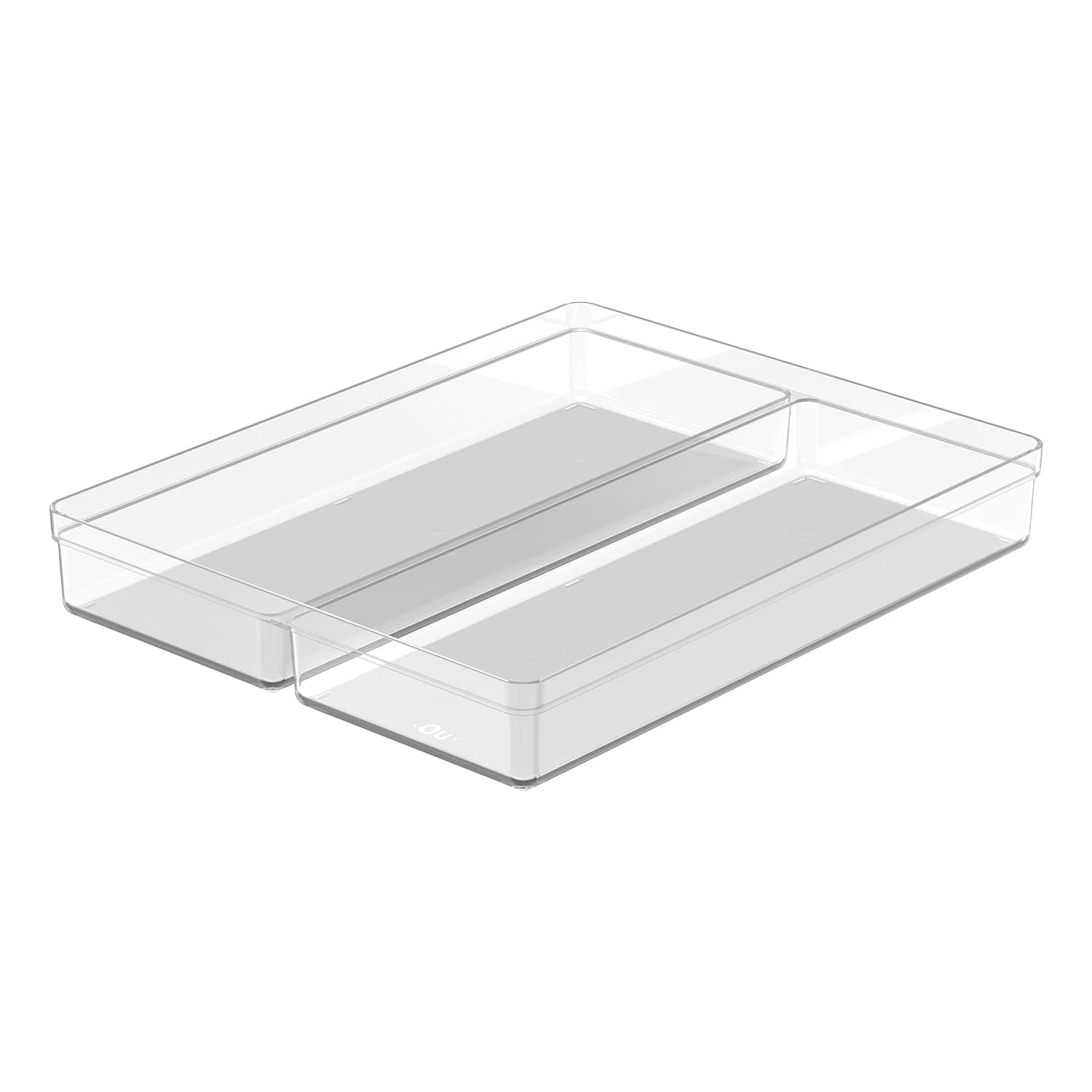 Organizador de Gavetas Ou 37,5 x 30 x 5,6cm Linha Clear Gavetas
