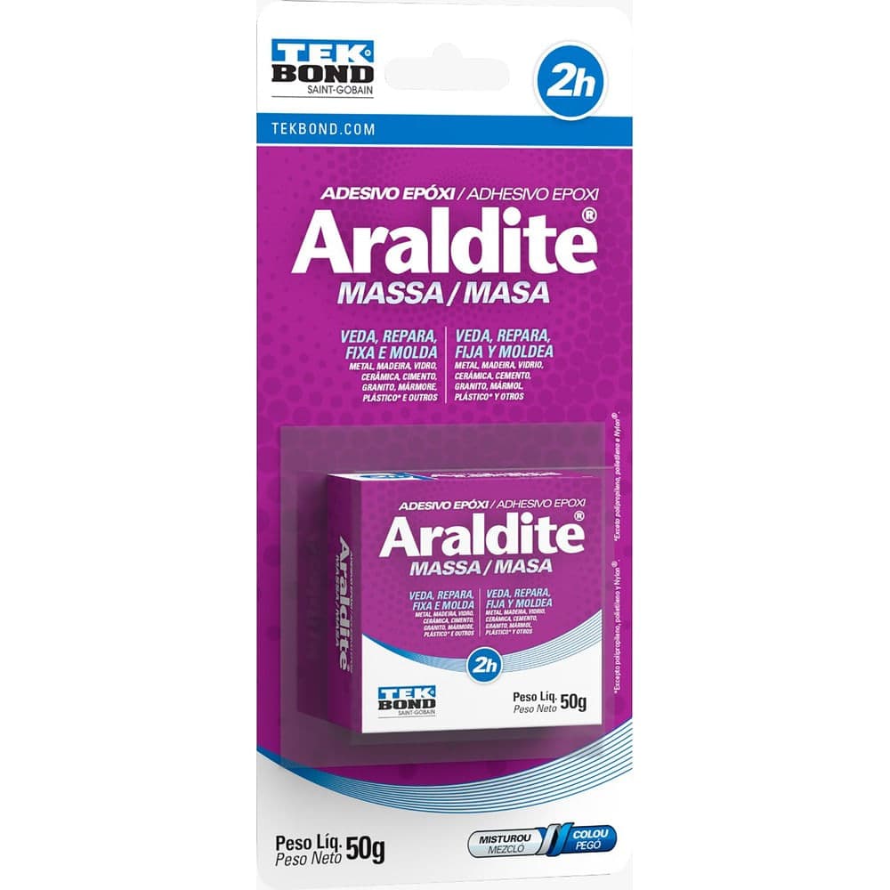 Adesivo Araldite Massa Blister 50g - Tekbond