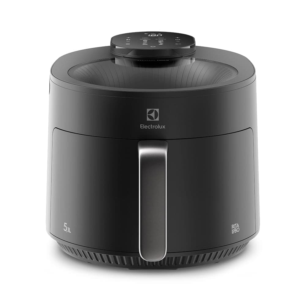 Air Fryer Electrolux por Rita Lobo 5,1L Cinza Expert c/Visor 1500W (EAF170)