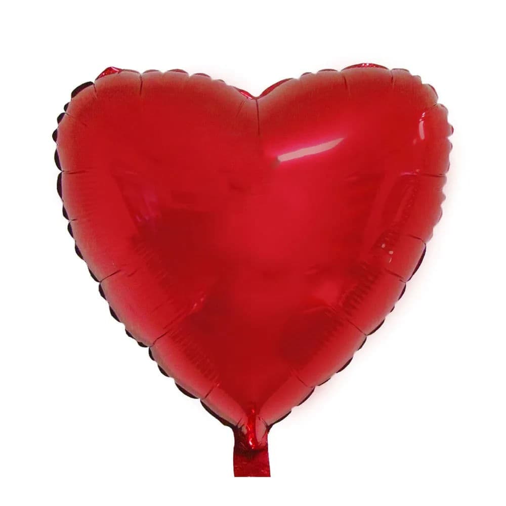 Balão Metalizado Foil Coração 20" Vermelho - Flexmetal