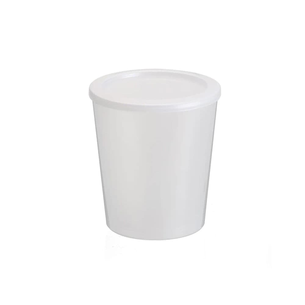 Balde de Pipoca com Tampa 11,7cm Transparente - Oldaniplast