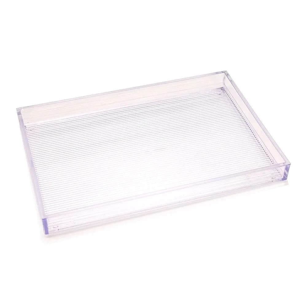 Bandeja Organizadora para Banheiro Cristal 21cm Natural - Arthi