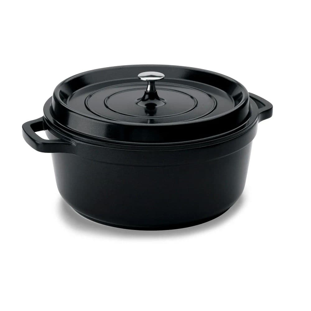 Caçarola Antiaderente 29,5cm 6,8l Preta - Hercules