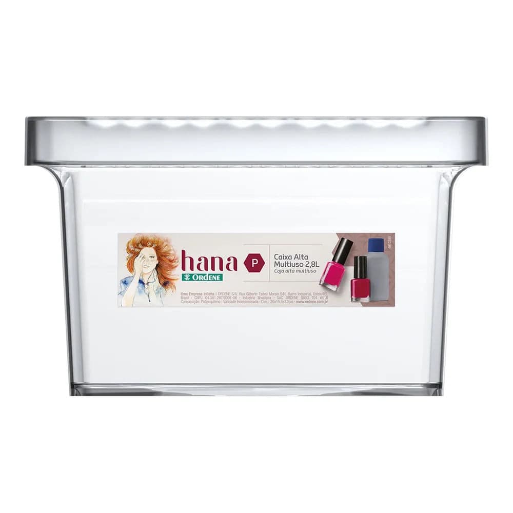 Caixa Organizadora Alta Hana 2,8l - Ordene