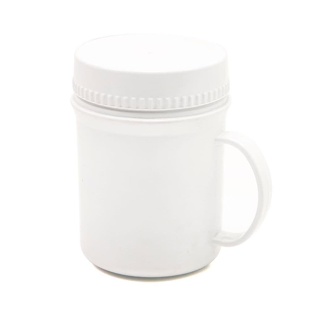 Caneca Térmica com Tampa Hermética 12cm Branca - Martiplast